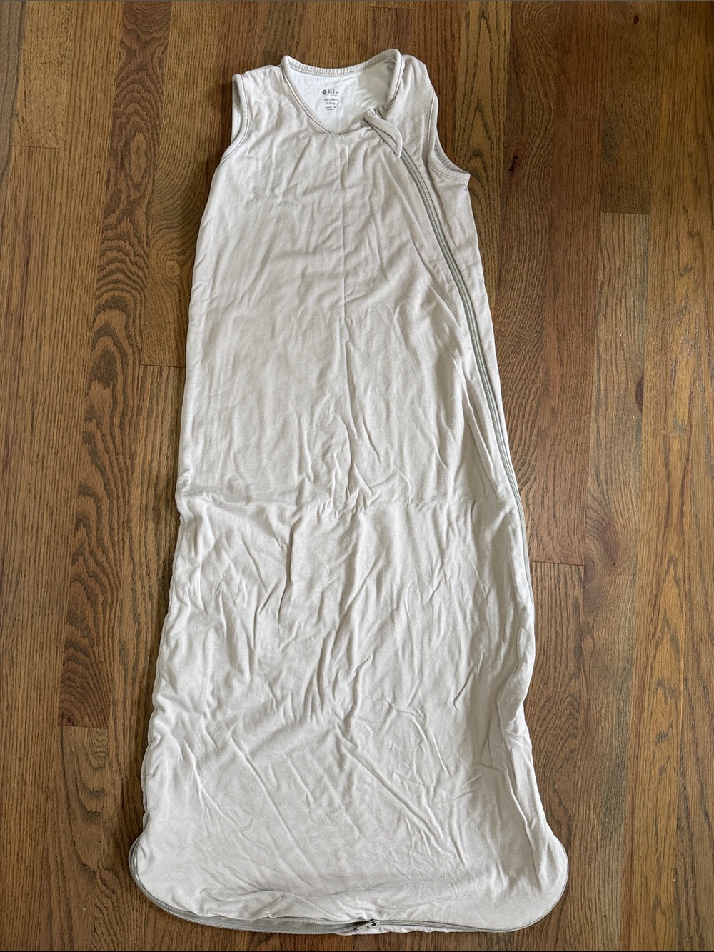 Kyte BABY Light Cream Sleeveless Zip Sleep Sack